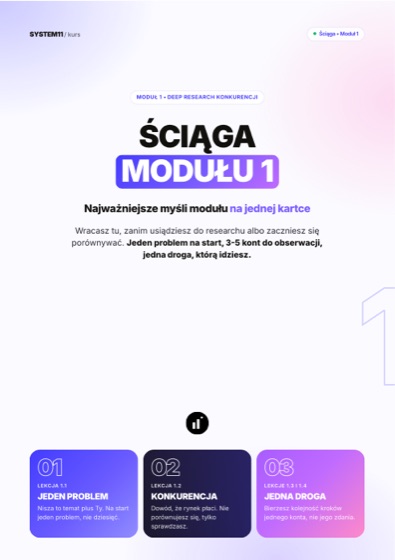 Ściąga do modułu 1, PDF